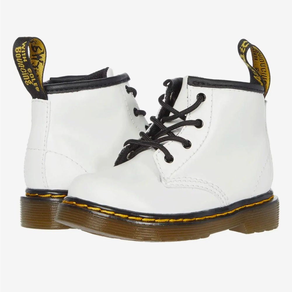 Toddler white doc Martens